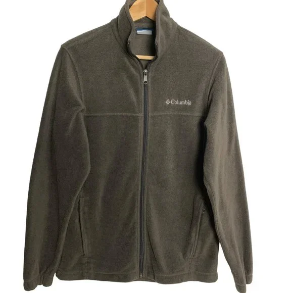 Columbia Steens Mountain Full Zip Fleece Stone Green Size Men's S Women's M - Picture 1 of 13